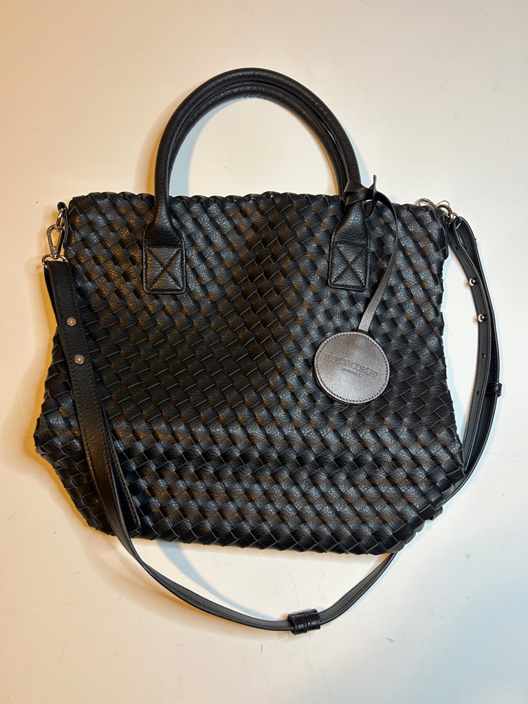 Ilse Jacobsen Women's Braided Tote Bag In Gun Metal